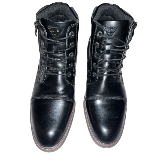 Men’s black GUESS boots. Size 10M - Picture 1 of 10